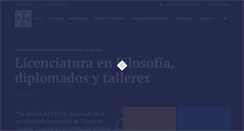 Desktop Screenshot of filosofiacefta.com